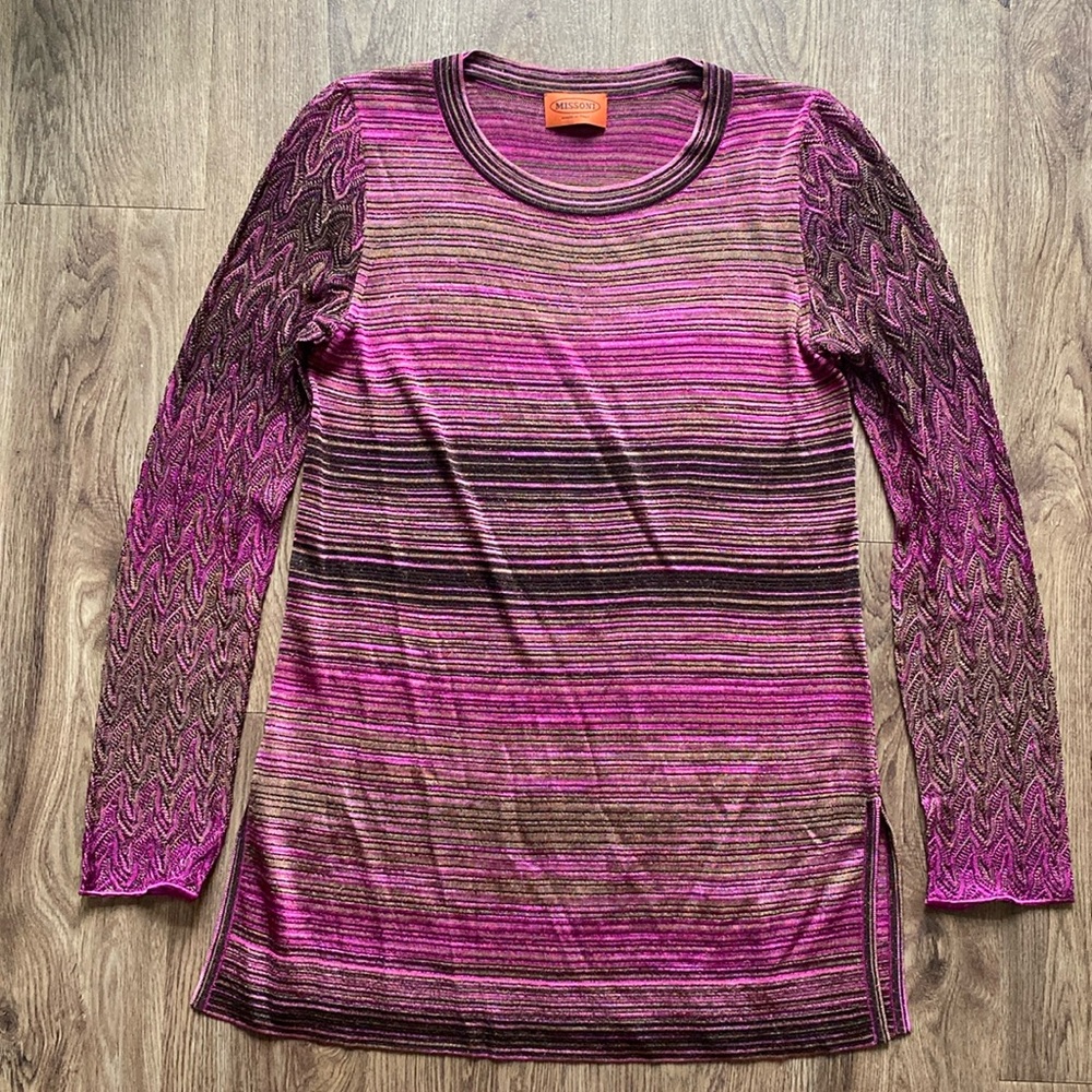 Missoni Purple Split Side Tunic